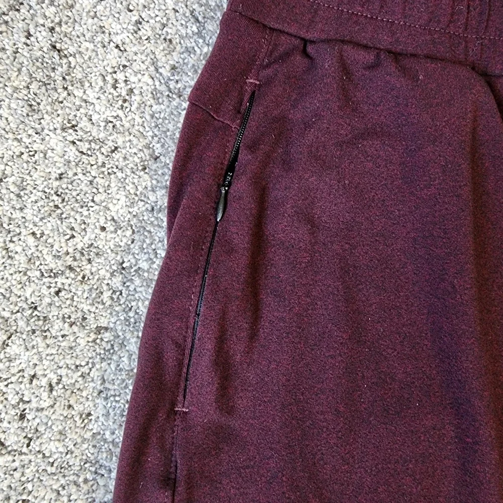 Public Rec All Day Every Day Pants Mens 34/32 Burgundy Jogger Tapered‎ Excellent